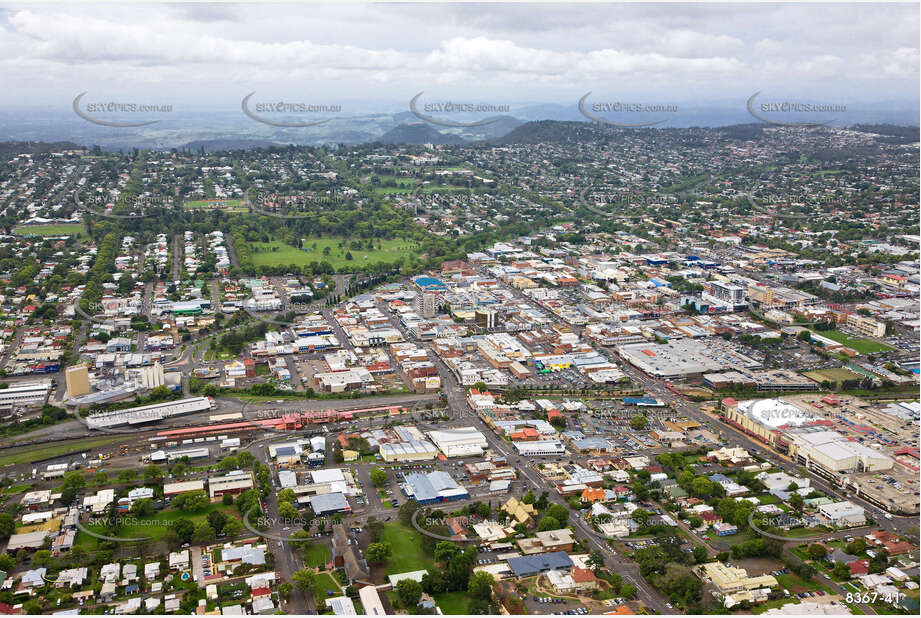 Aerial Photo Toowoomba City QLD Aerial Photography