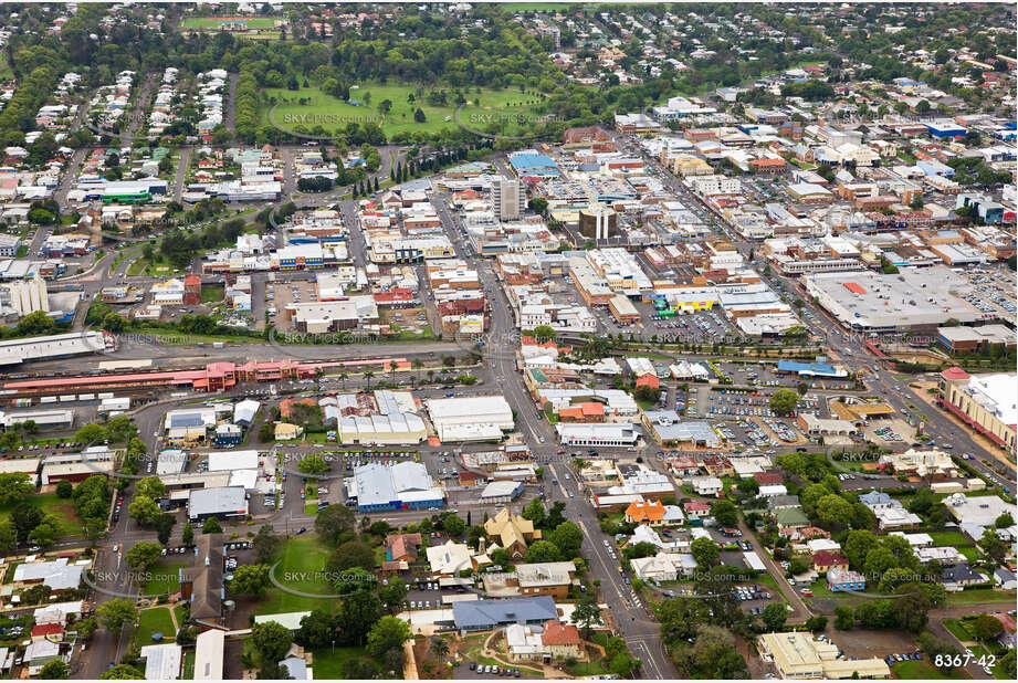 Aerial Photo Toowoomba City QLD Aerial Photography