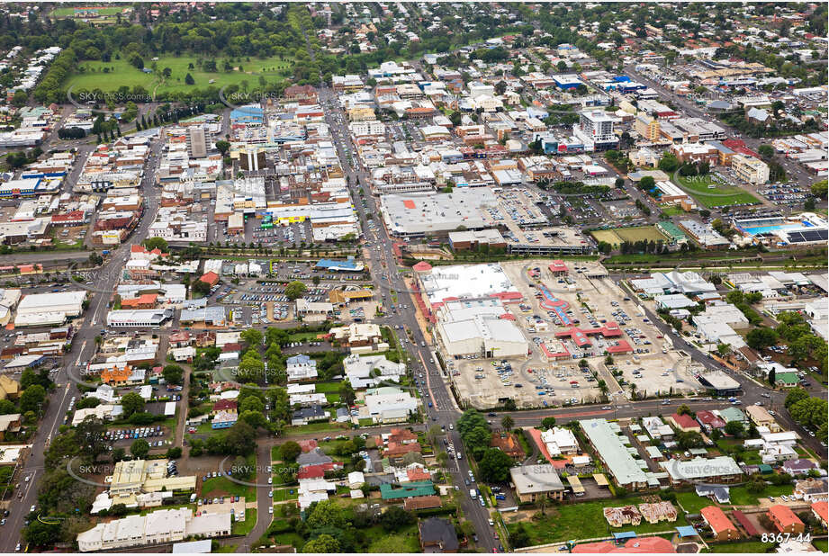 Aerial Photo Toowoomba City QLD Aerial Photography