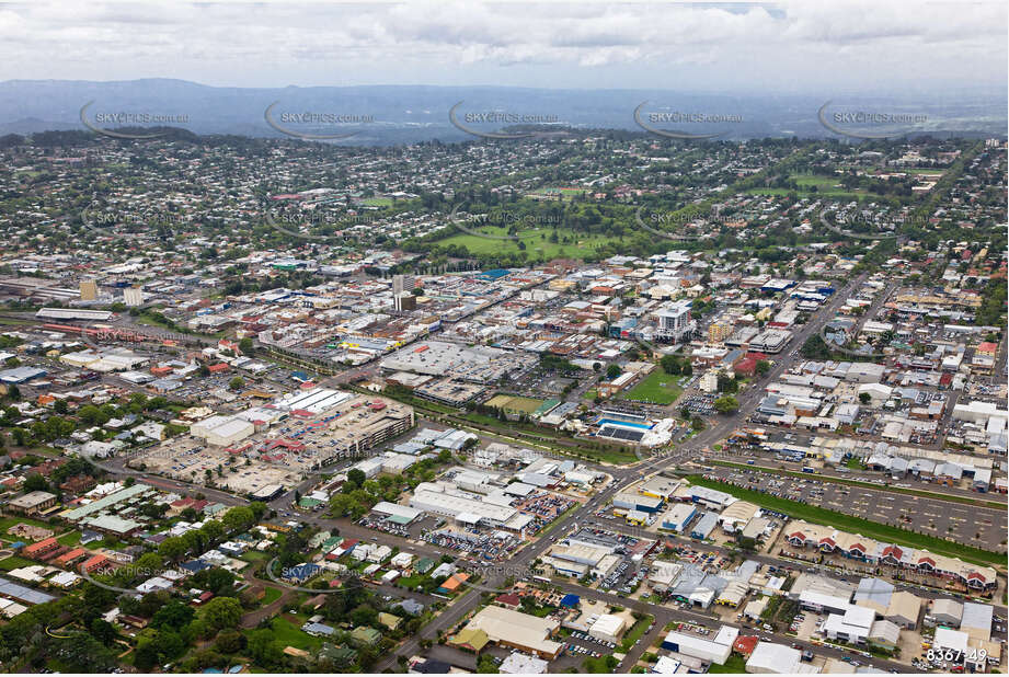 Aerial Photo Toowoomba City QLD Aerial Photography