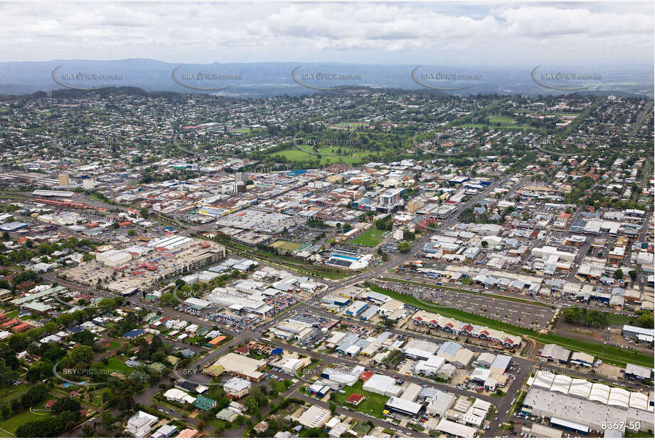 Aerial Photo Toowoomba City QLD Aerial Photography