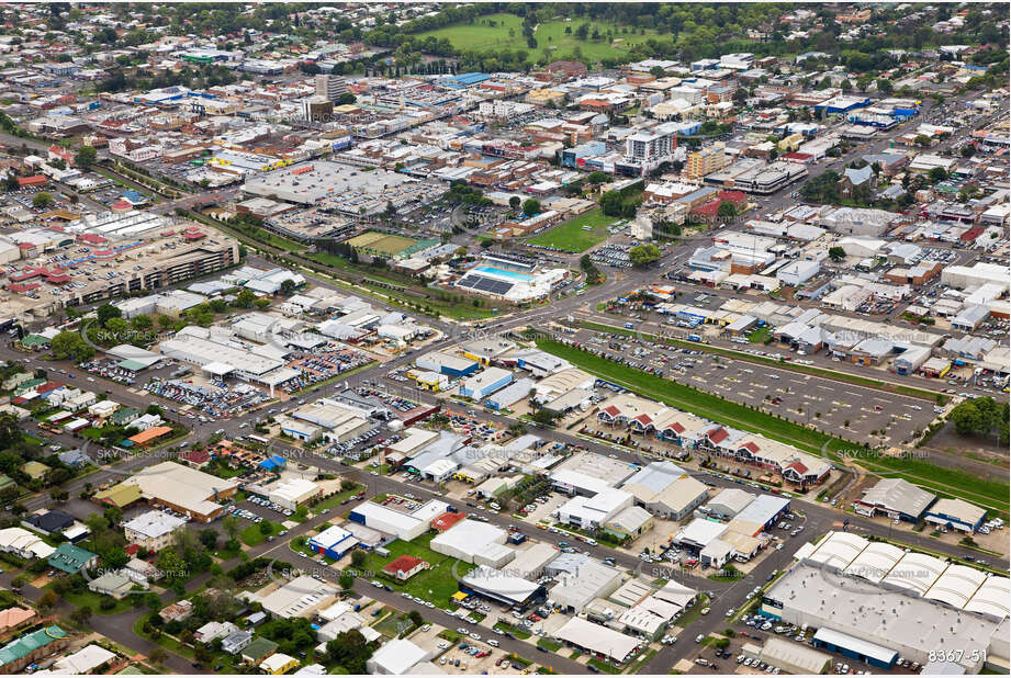 Aerial Photo Toowoomba City QLD Aerial Photography