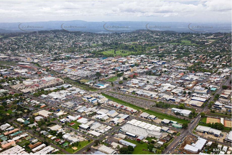 Aerial Photo Toowoomba City QLD Aerial Photography
