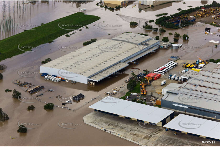 Aerial Photo Brisbane Flood QLD Aerial Photography