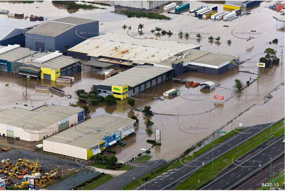 Aerial Photo Brisbane Flood QLD Aerial Photography