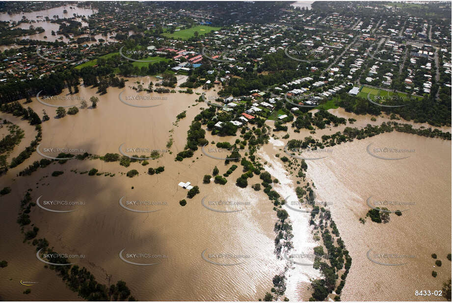 Aerial Photo Brisbane Flood QLD Aerial Photography