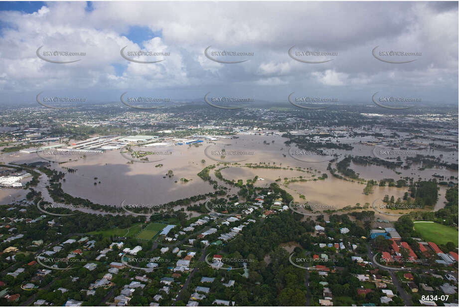 Aerial Photo Brisbane Flood QLD Aerial Photography