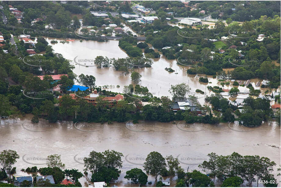 Aerial Photo Brisbane Flood QLD Aerial Photography