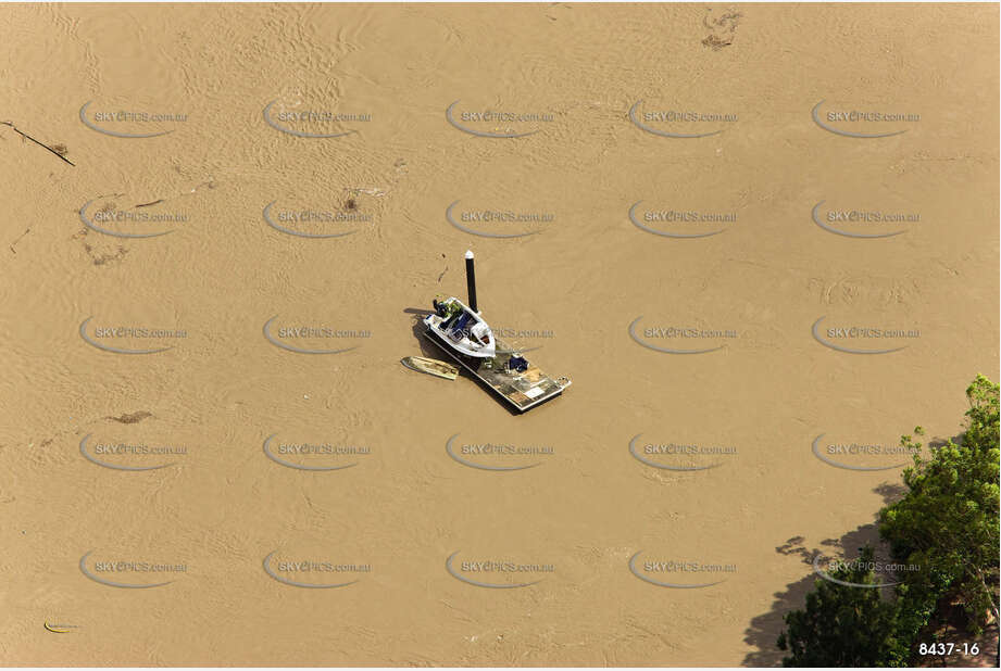 Aerial Photo Brisbane Flood QLD Aerial Photography