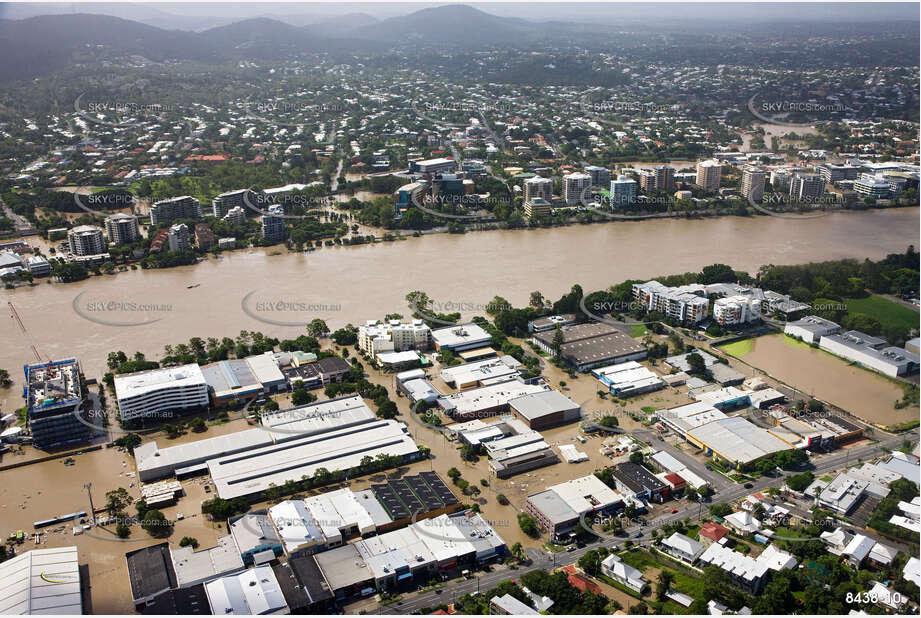 Aerial Photo Brisbane Flood QLD Aerial Photography