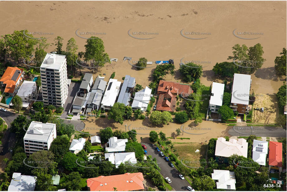 Aerial Photo Brisbane Flood QLD Aerial Photography