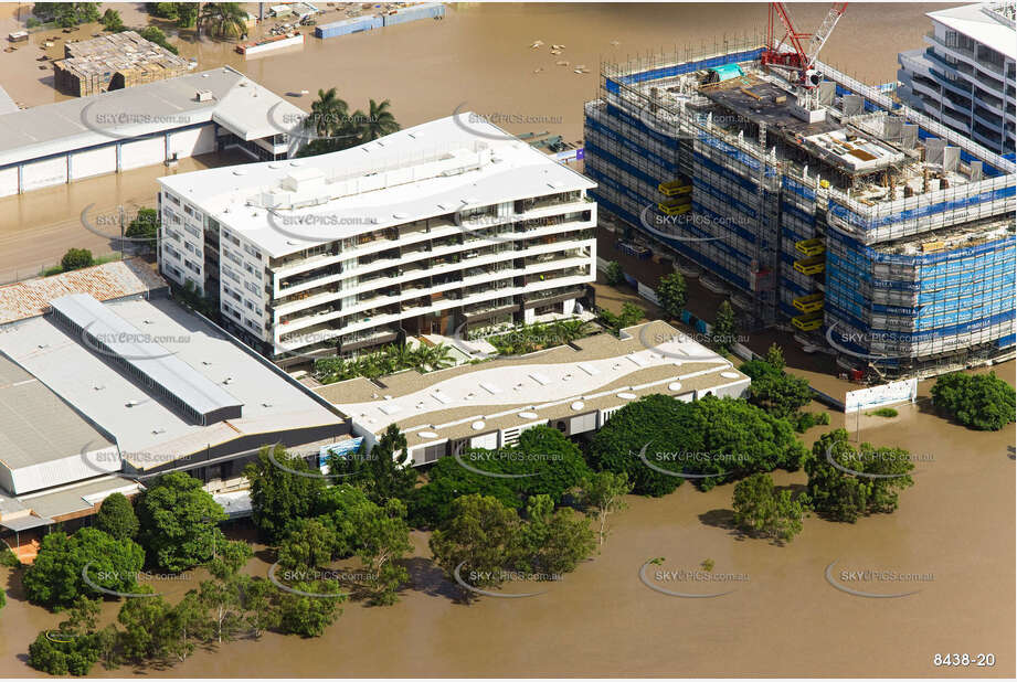 Aerial Photo Brisbane Flood QLD Aerial Photography