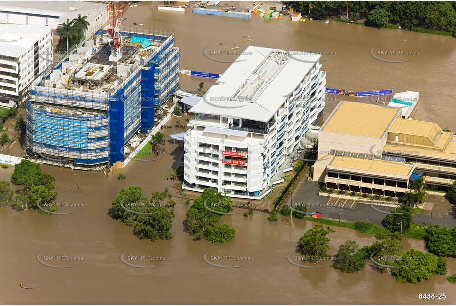 Aerial Photo Brisbane Flood QLD Aerial Photography