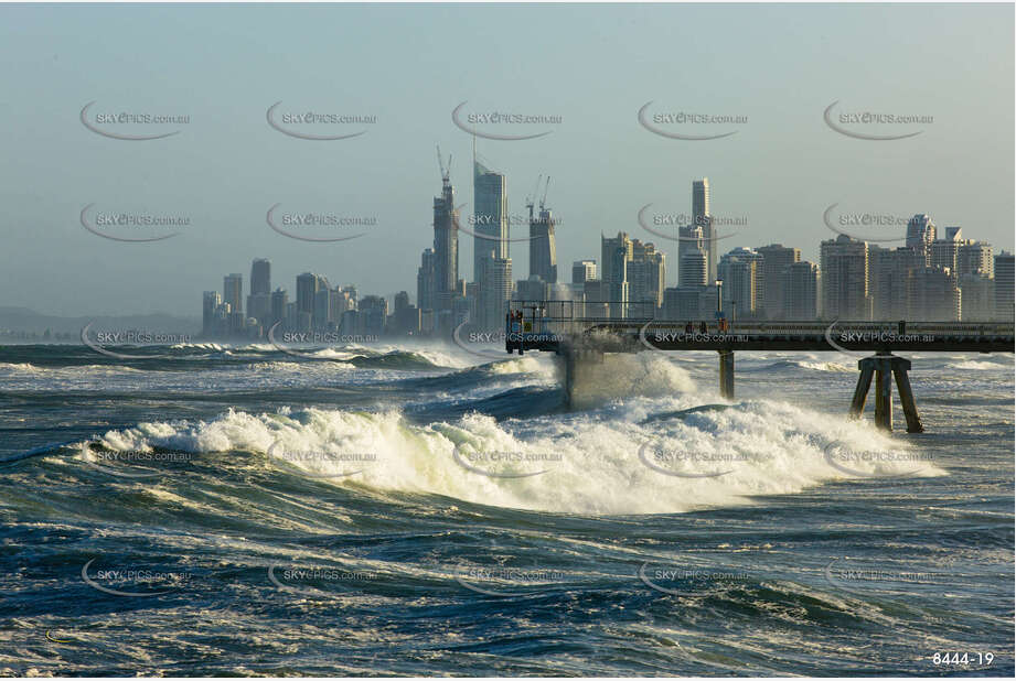 Crashing Wave QLD Aerial Photography