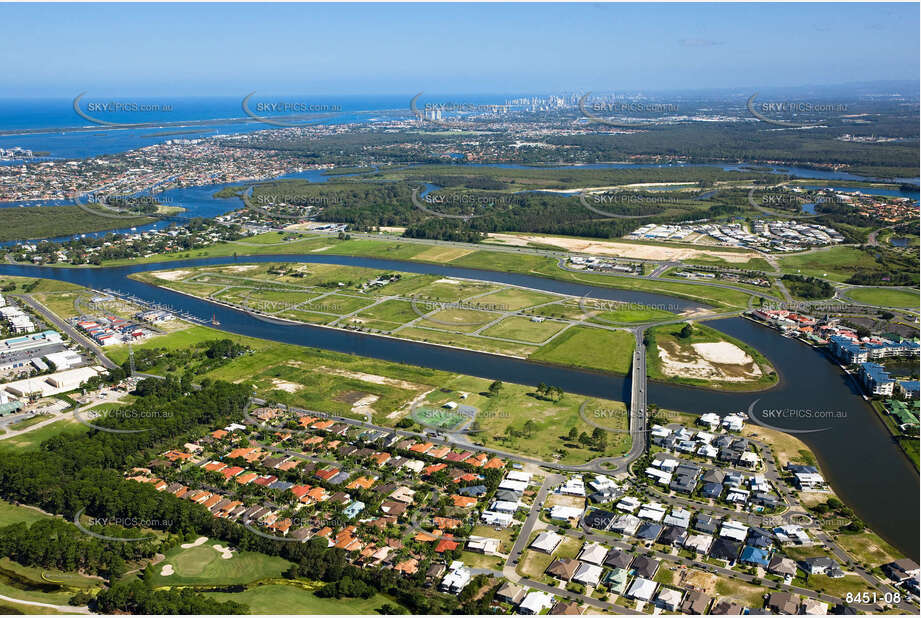 Aerial Photo Hope Island QLD Aerial Photography