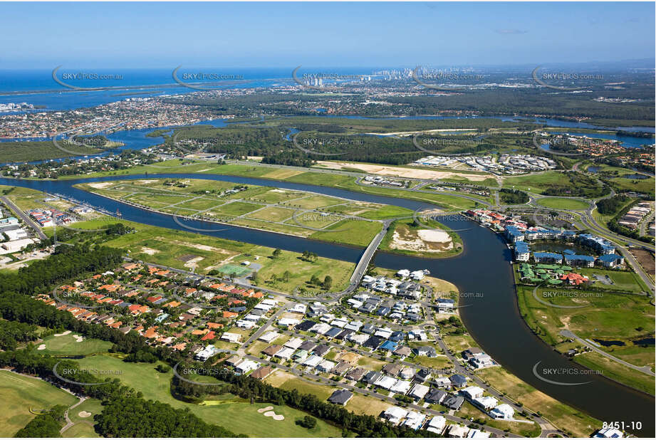 Aerial Photo Hope Island QLD Aerial Photography