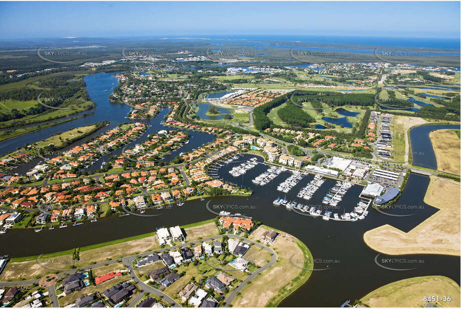 Aerial Photo Hope Island QLD Aerial Photography