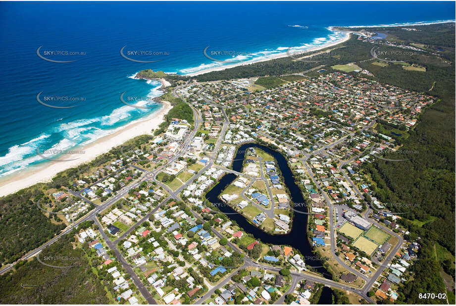 Aerial Photo Cabarita Beach / Bogangar NSW Aerial Photography