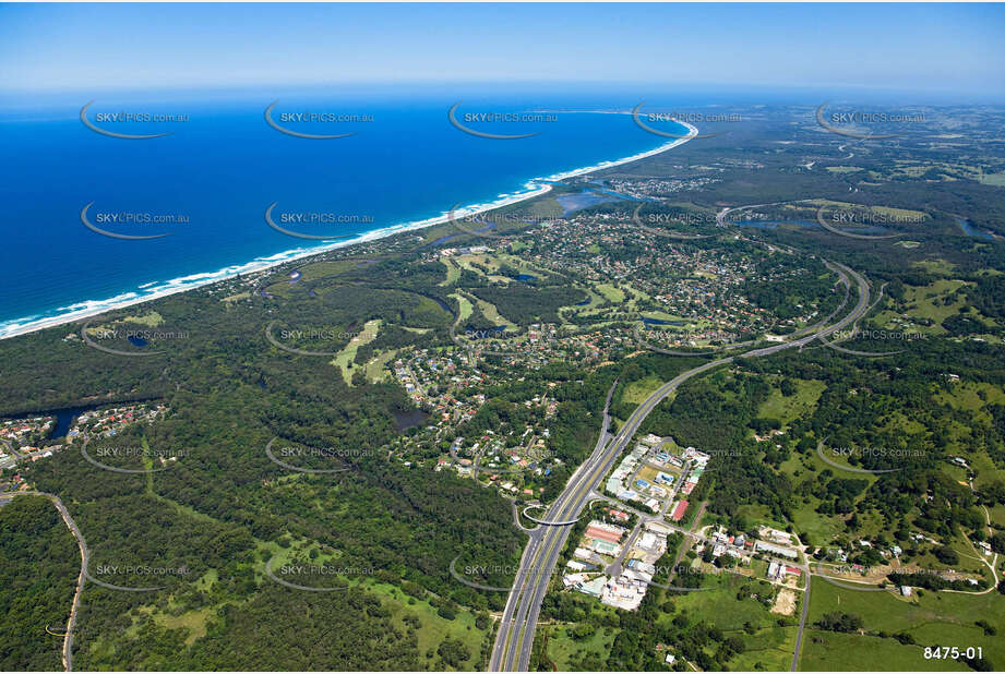 Aerial Photo Ocean Shores NSW Aerial Photography