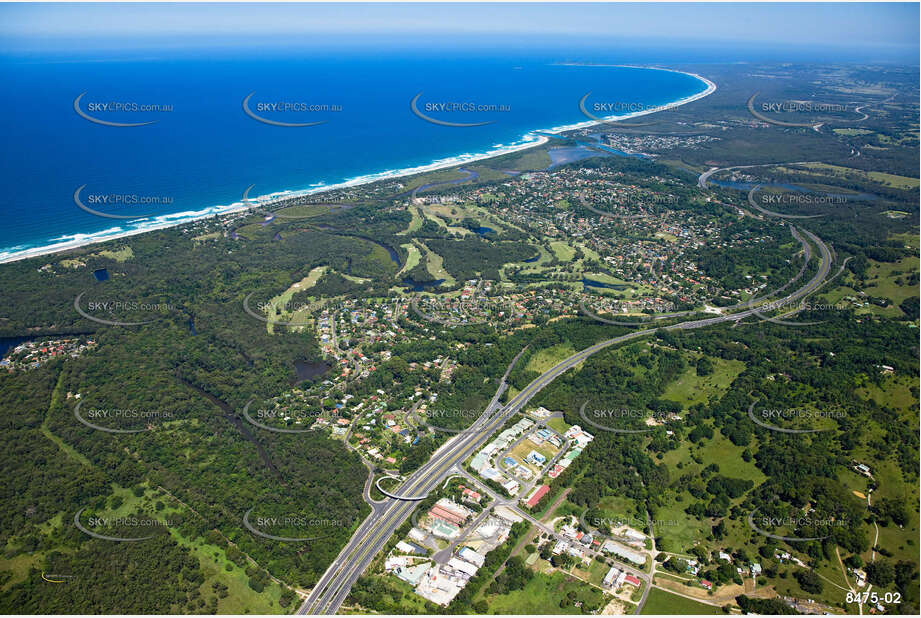 Aerial Photo Ocean Shores NSW Aerial Photography