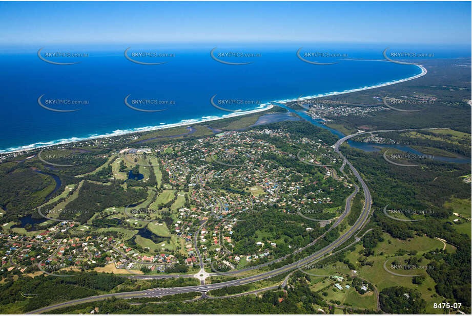 Aerial Photo Ocean Shores NSW Aerial Photography