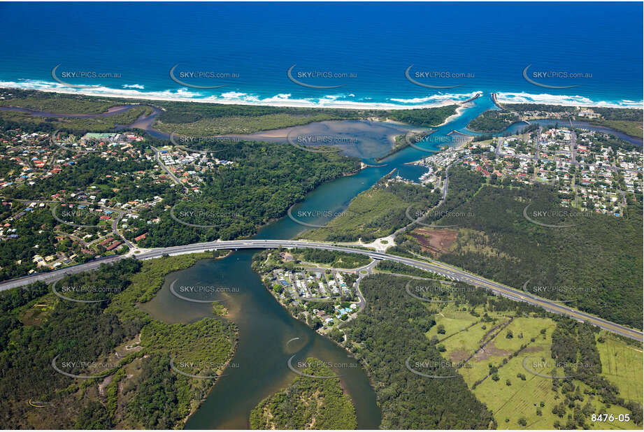 Aerial Photo Brunswick Heads NSW Aerial Photography