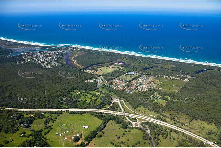 Aerial Photo Brunswick Heads NSW Aerial Photography