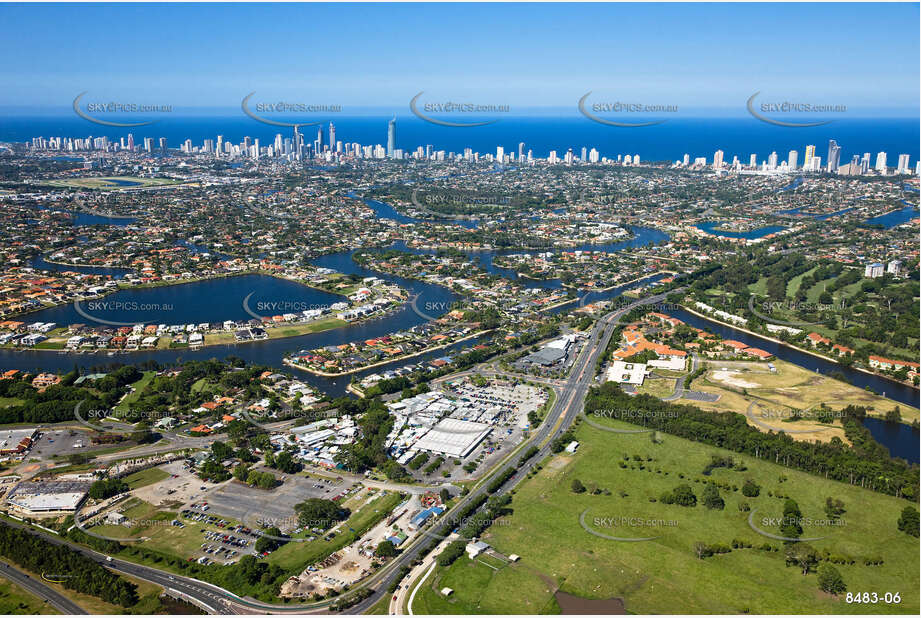 Aerial Photo Carrara QLD Aerial Photography