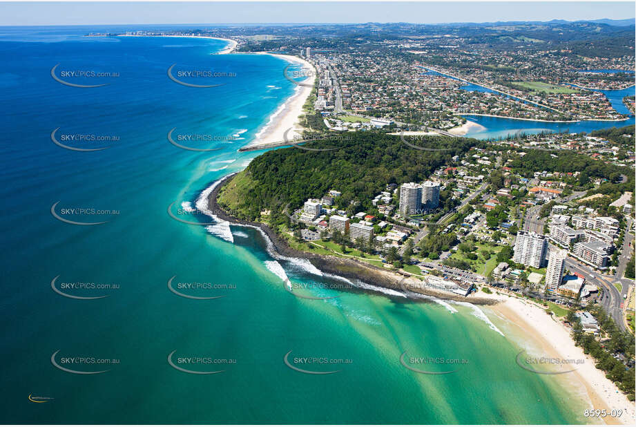 Aerial Photo Burleigh Heads QLD Aerial Photography