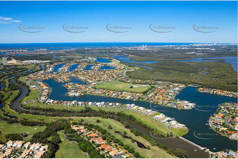 Aerial Photo Helensvale QLD Aerial Photography
