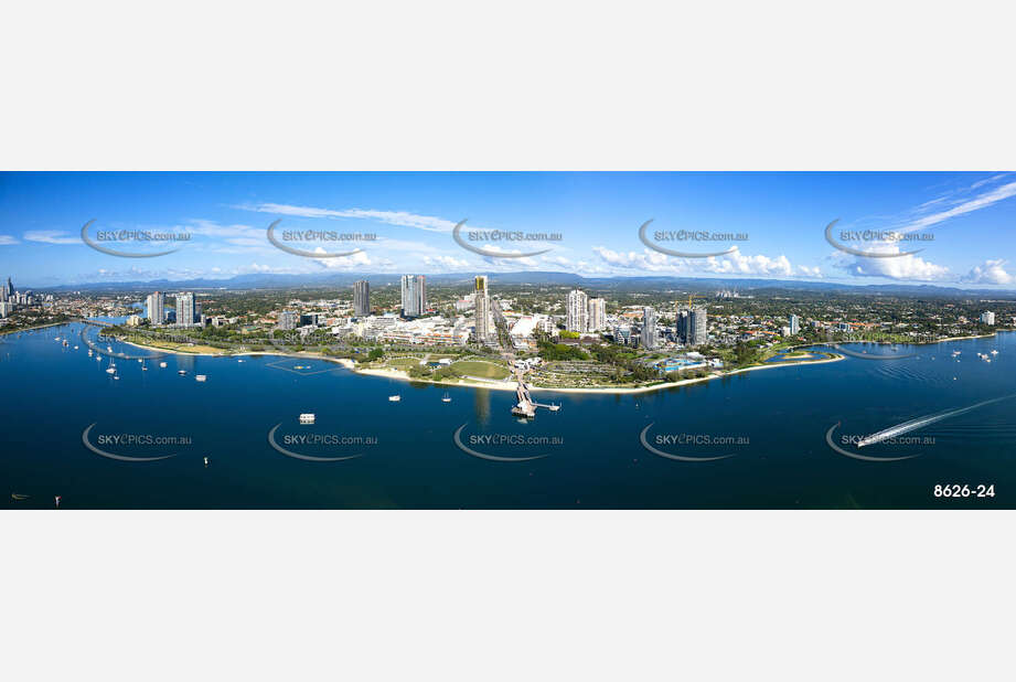 Panoramic Aerial Photo Southport QLD Aerial Photography