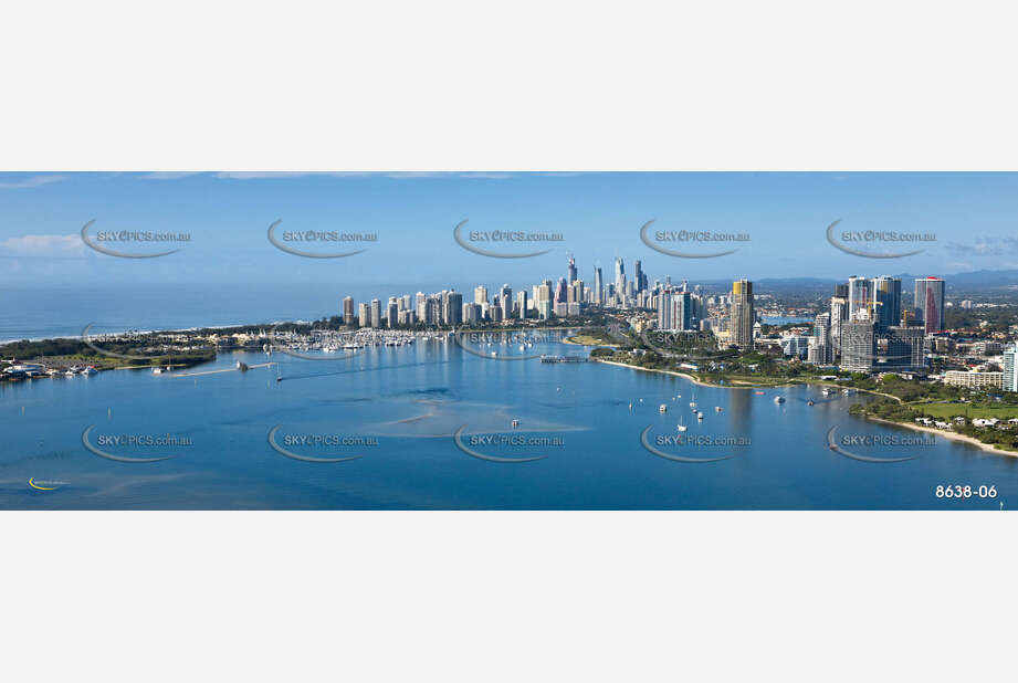 The Gold Coast Broadwater QLD Aerial Photography