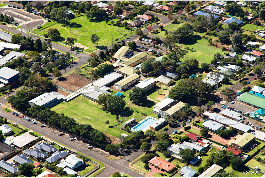 Aerial Photo Harristown QLD Aerial Photography