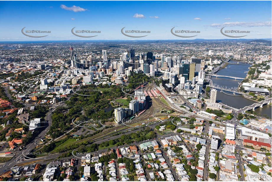 Aerial Photo Petrie Terrace QLD Aerial Photography