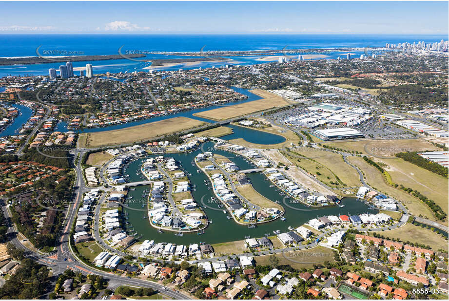 Aerial Photo Biggera Waters QLD Aerial Photography