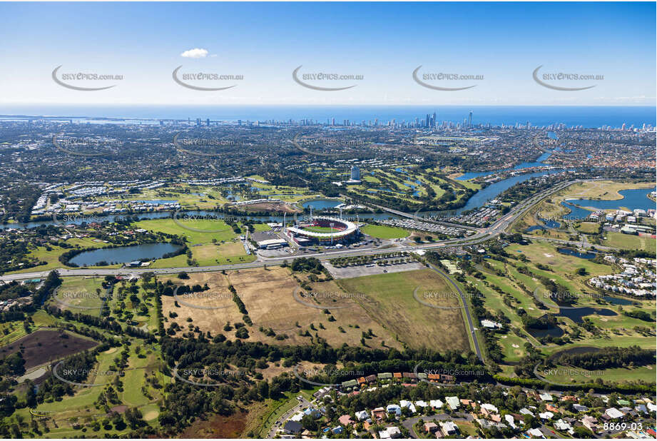 Aerial Photo Carrara QLD Aerial Photography