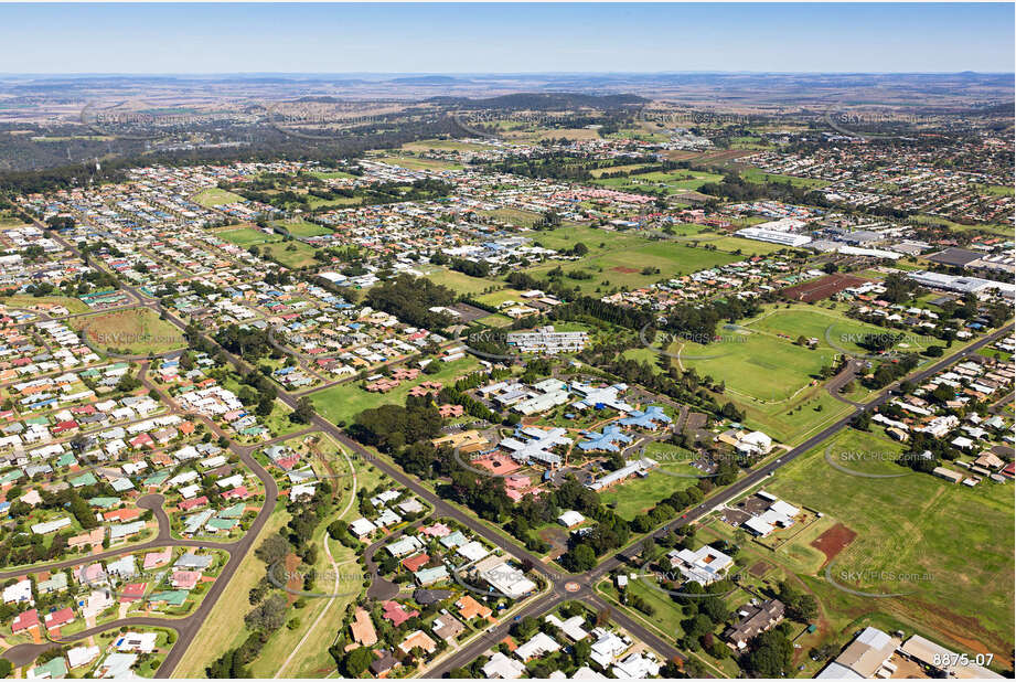 Aerial Photo Middle Ridge QLD Aerial Photography