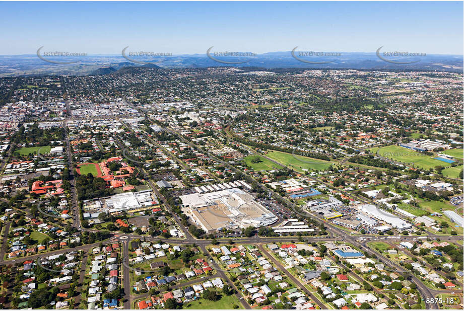 Aerial Photo Newtown QLD Aerial Photography