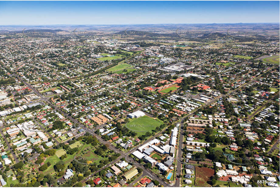 Aerial Photo Newtown QLD Aerial Photography