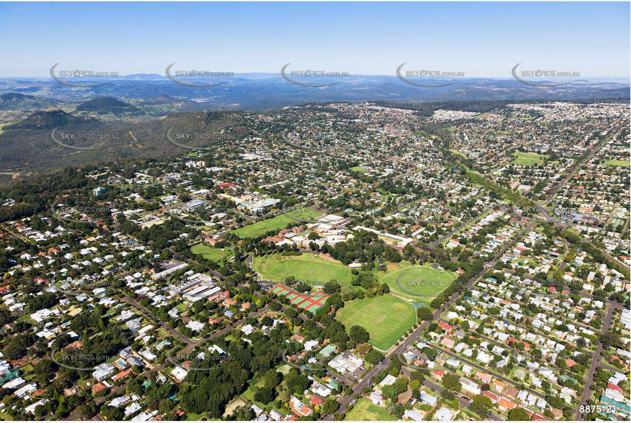 Aerial Photo East Toowoomba QLD Aerial Photography