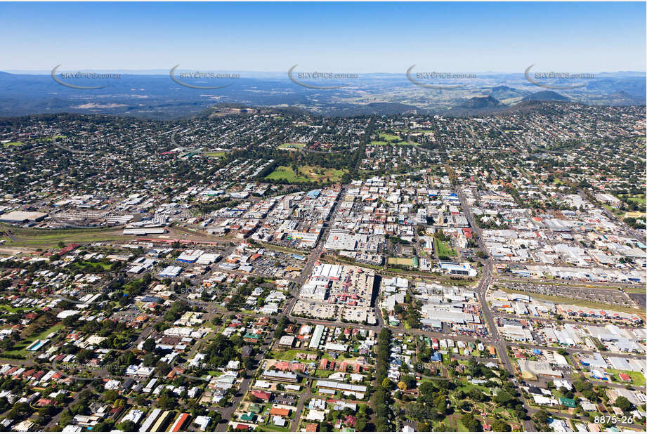 Aerial Photo Newtown QLD Aerial Photography