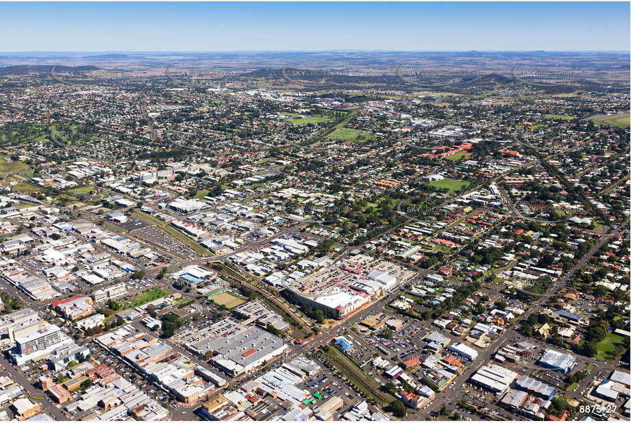 Aerial Photo Newtown QLD Aerial Photography