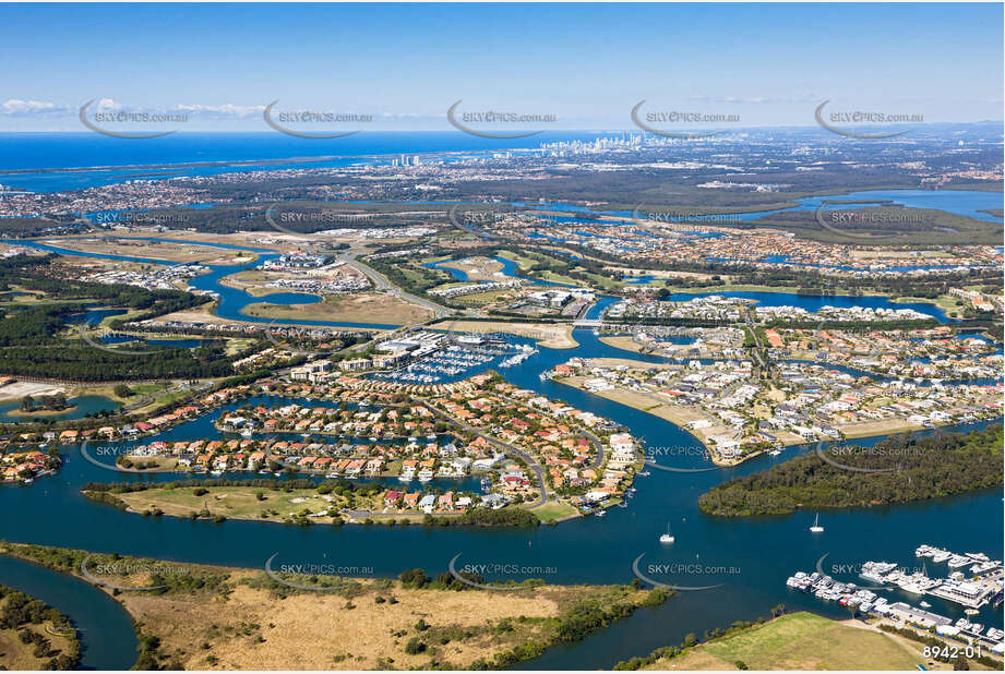 Aerial Photo Hope Island QLD Aerial Photography