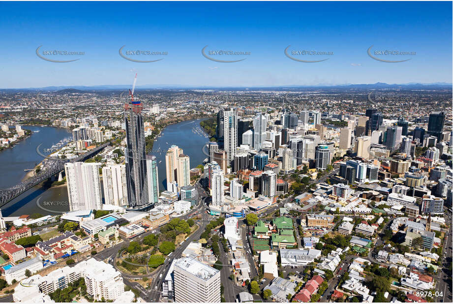 Aerial Photo Brisbane CBD QLD Aerial Photography