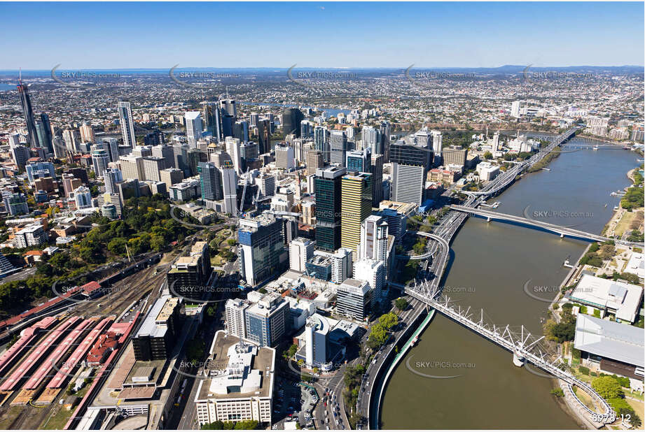 Aerial Photo Brisbane CBD QLD Aerial Photography