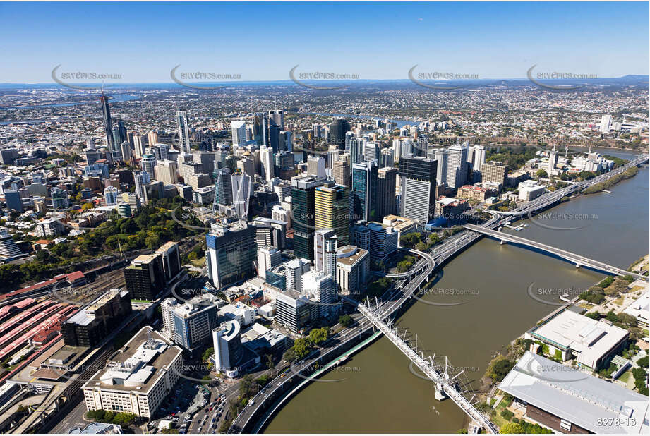 Aerial Photo Brisbane CBD QLD Aerial Photography