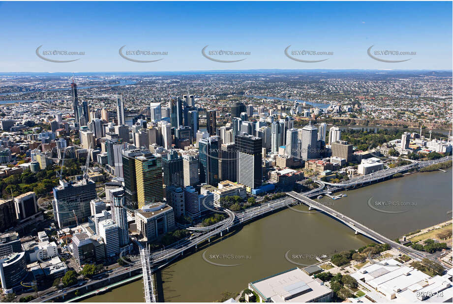 Aerial Photo Brisbane CBD QLD Aerial Photography