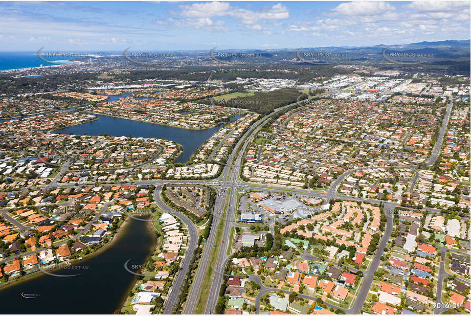 Aerial Photo Varsity Lakes QLD Aerial Photography