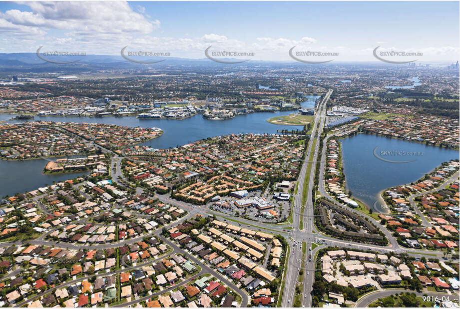 Aerial Photo Varsity Lakes QLD Aerial Photography