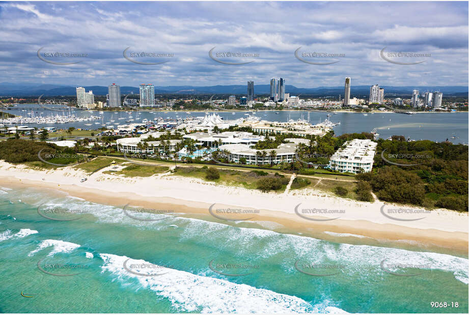 Aerial Photo Main Beach QLD Aerial Photography